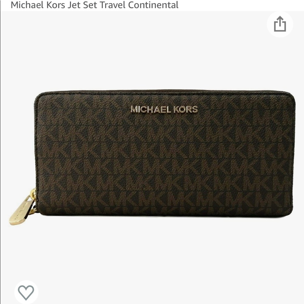 Michael Kors Merlot Jet Set Travel Continental, wallet